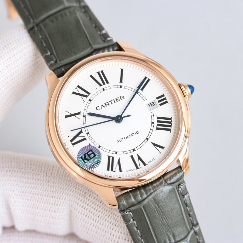 Cartier Ballon Bleu 40mm Rose Gold Automatic Watch Rep view
