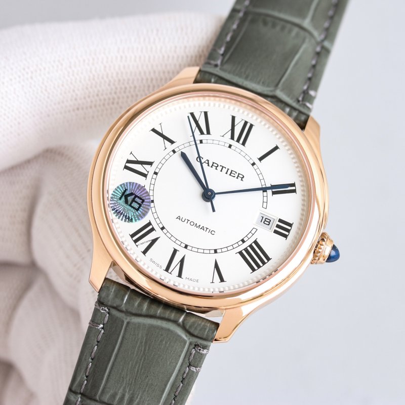Cartier Ballon Bleu 40mm Rose Gold Automatic Watch Rep view