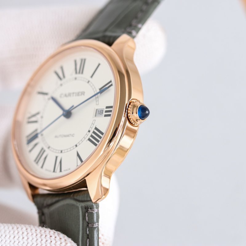 Cartier Ballon Bleu 40mm Rose Gold Automatic Watch Rep view