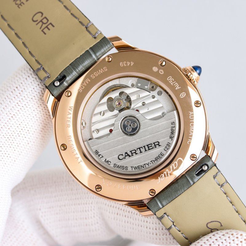 Cartier Ballon Bleu 40mm Rose Gold Automatic Watch Rep view