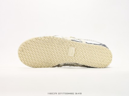 Onitsuka Tiger Mexico 66 Cream Silver Mary Jane UA Replica view 4