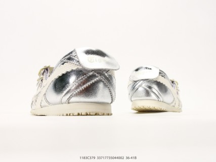 Onitsuka Tiger Mexico 66 Cream Silver Mary Jane UA Replica view 6