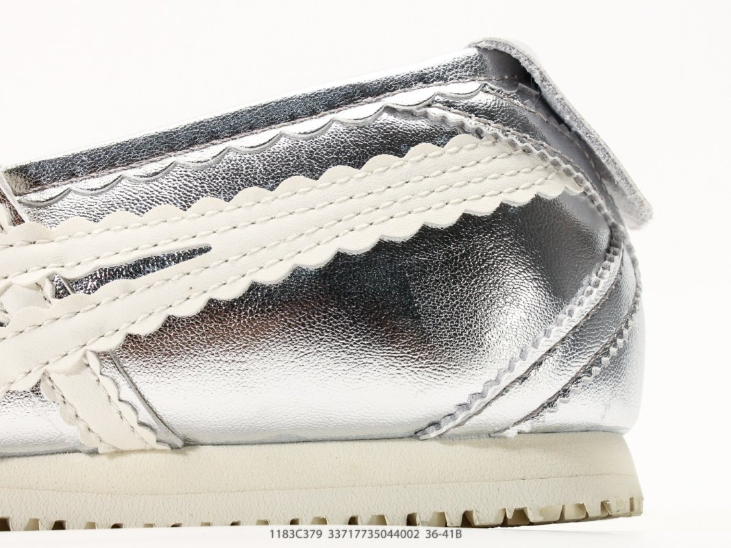 Onitsuka Tiger Mexico 66 Cream Silver Mary Jane UA Replica view