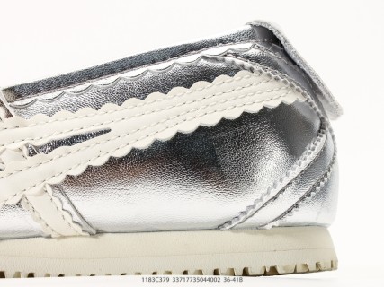 Onitsuka Tiger Mexico 66 Cream Silver Mary Jane UA Replica view 7