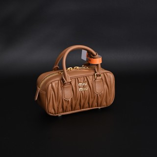 Miu Miu Bowling Bag Cognac Leather view 2