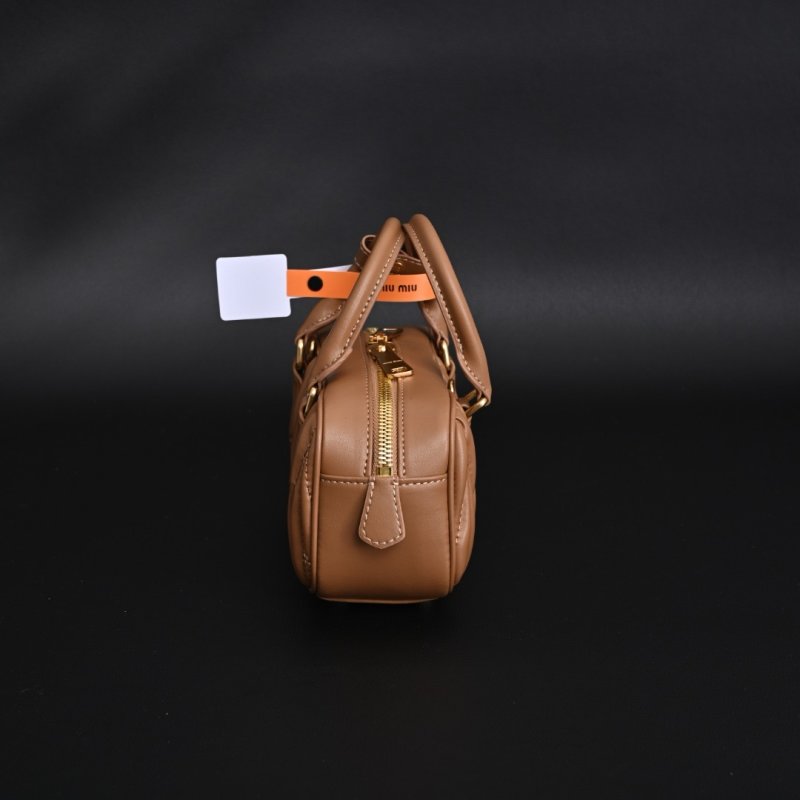 Miu Miu Bowling Bag Cognac Leather view