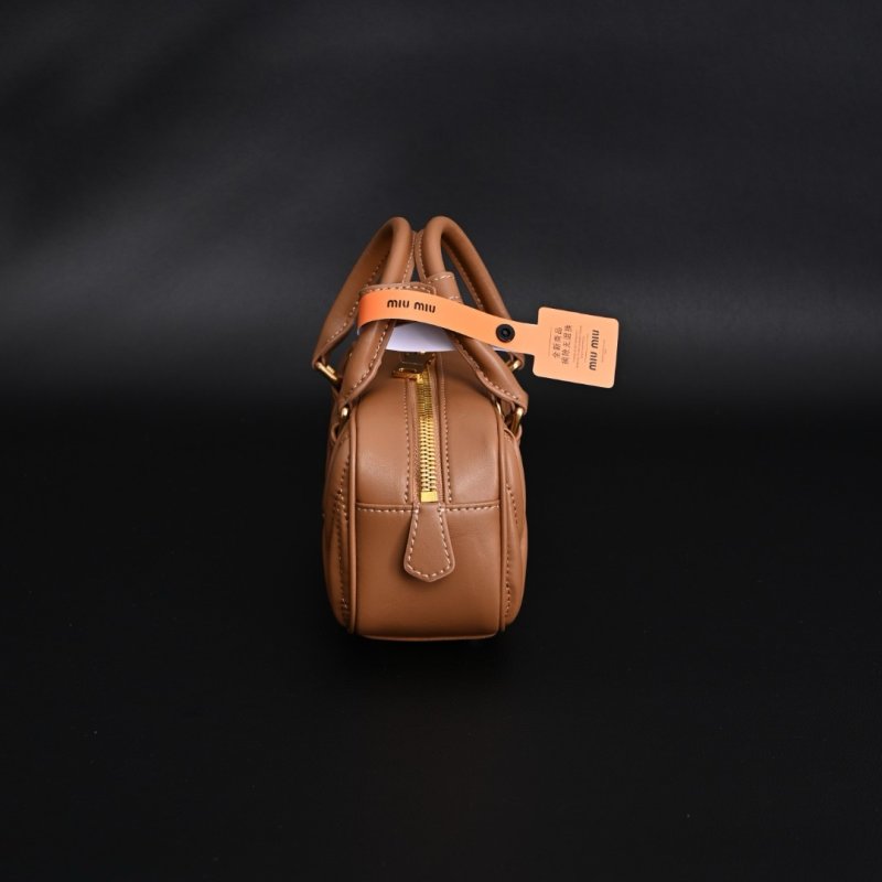 Miu Miu Bowling Bag Cognac Leather view