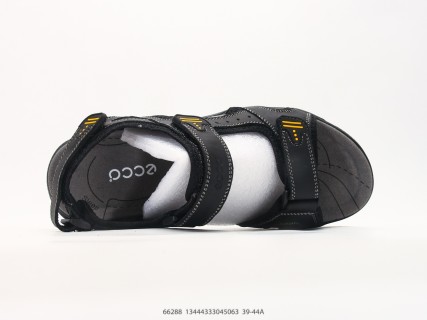 Ecco Offroad Leather Sandal Black Gold - UA Replica view 3