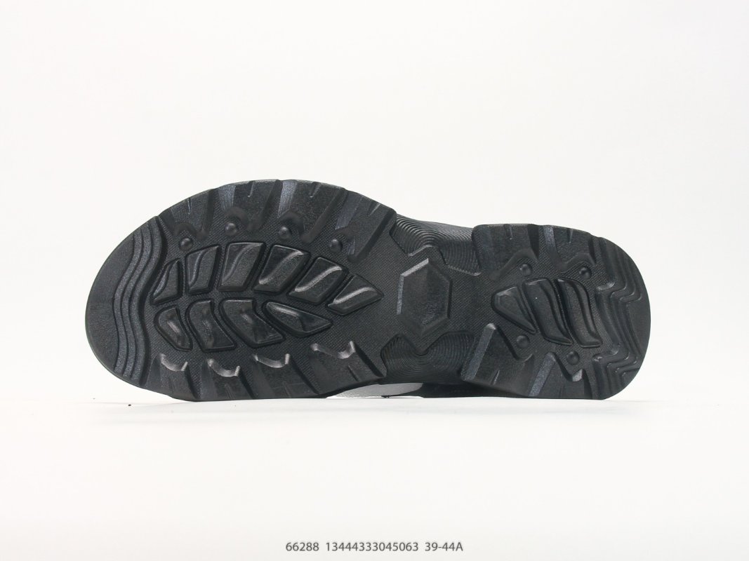 Ecco Offroad Leather Sandal Black Gold - UA Replica view