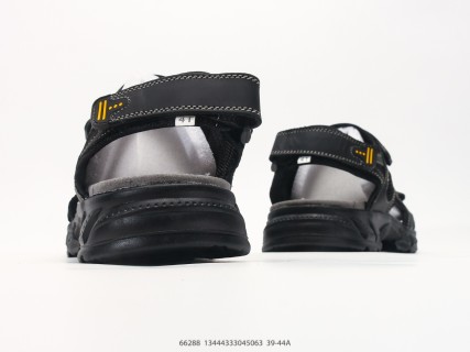 Ecco Offroad Leather Sandal Black Gold - UA Replica view 6
