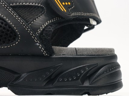 Ecco Offroad Leather Sandal Black Gold - UA Replica view 7