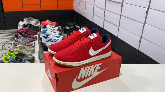 Nike Court Legacy Low Canvas Red White Sail UA Replica