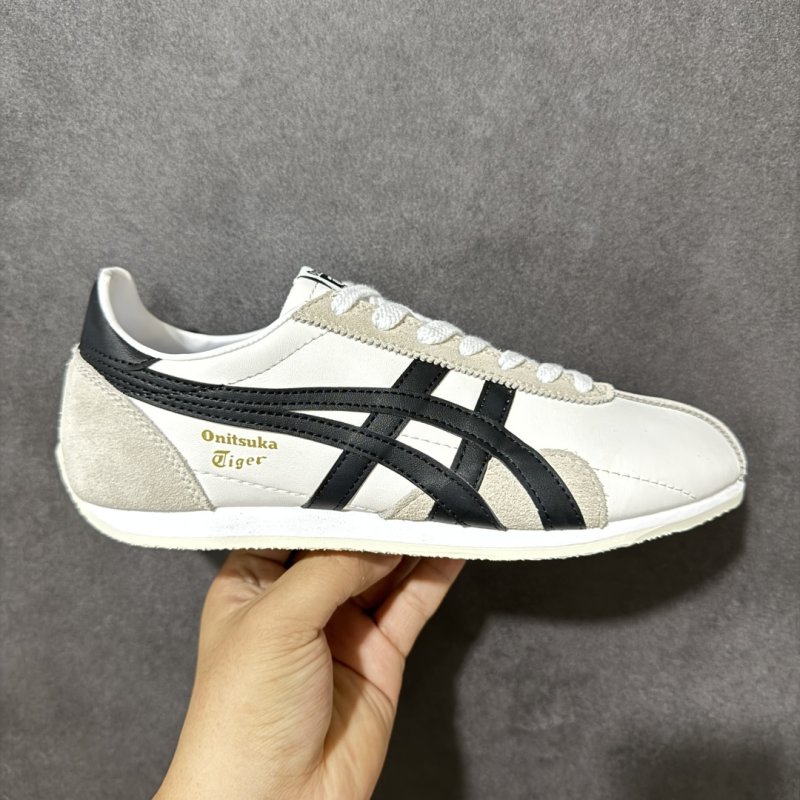 Onitsuka Tiger Runspark White Black Low Casual Sneaker view