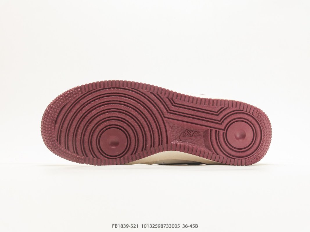 Nike Air Force 1 Low Wild Berry Leopard Shadow UA Replica view