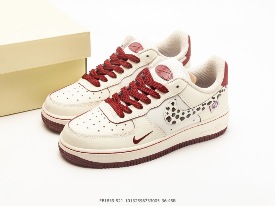 Nike Air Force 1 Low Wild Berry Leopard Shadow UA Replica view