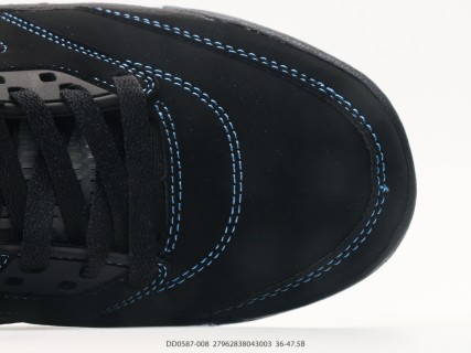 Jordan Air Jordan 5 Retro Black University Blue view 8