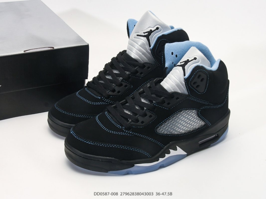 Jordan Air Jordan 5 Retro Black University Blue view