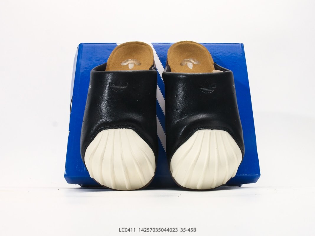 Adidas Adimule Black Shell-Toe Clog Mule Slide