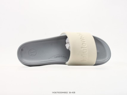 Lululemon Restfeel Slide Cream Grey Sandal view 4