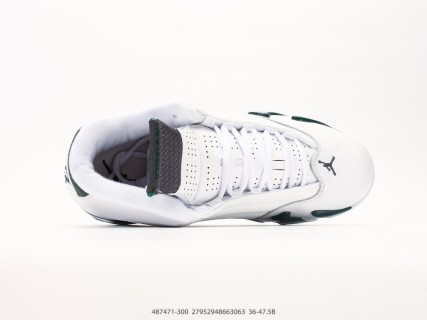 Jordan Air Jordan 14 Retro White Forest Green view 3