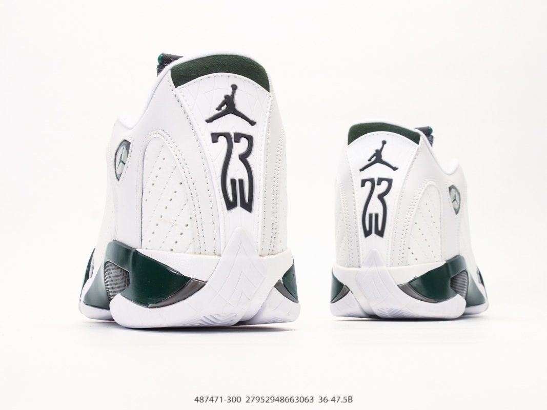 Jordan Air Jordan 14 Retro White Forest Green view