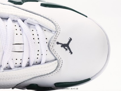 Jordan Air Jordan 14 Retro White Forest Green view 8