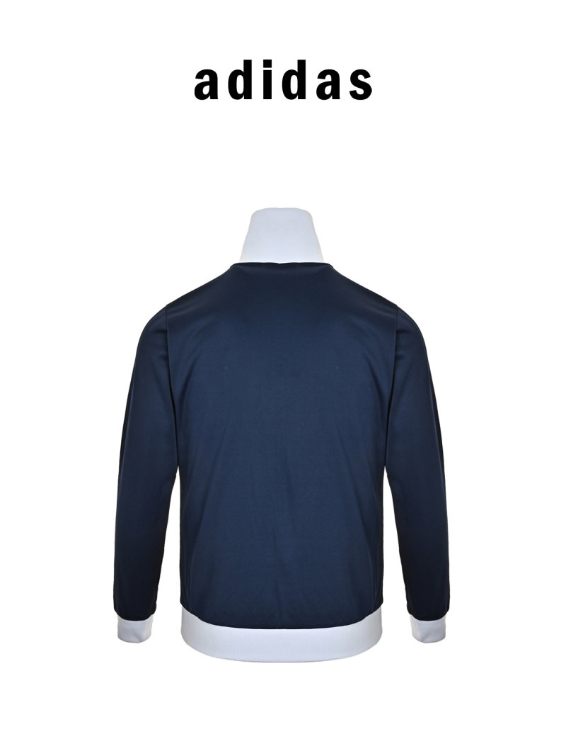 Adidas Trefoil Vintage Navy Blue Stripe Track Jacket view