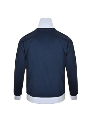 Adidas Trefoil Vintage Navy Blue Stripe Track Jacket view 4