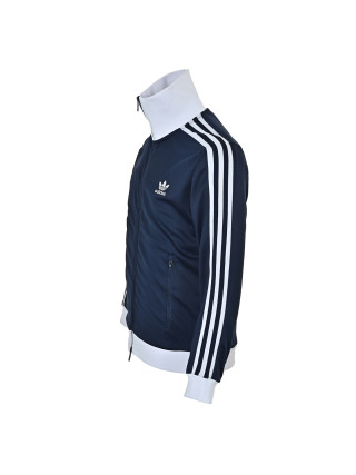 Adidas Trefoil Vintage Navy Blue Stripe Track Jacket view 5