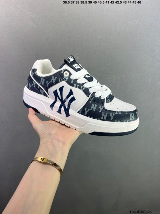 MLB Chunky Liner New York Yankees Navy White Low-Top Sneaker view 4