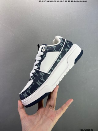 MLB Chunky Liner New York Yankees Navy White Low-Top Sneaker view 5