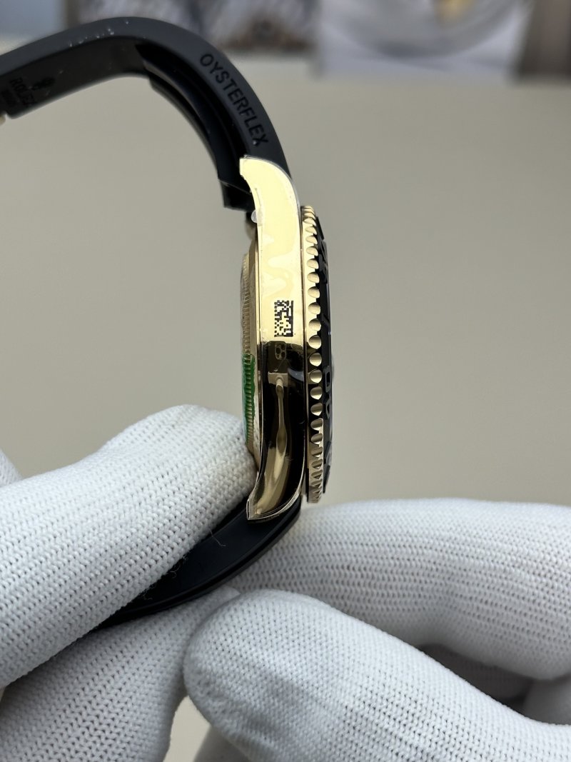 Rolex Yacht-Master 42mm Gold Black Dial UA Replica Watch view