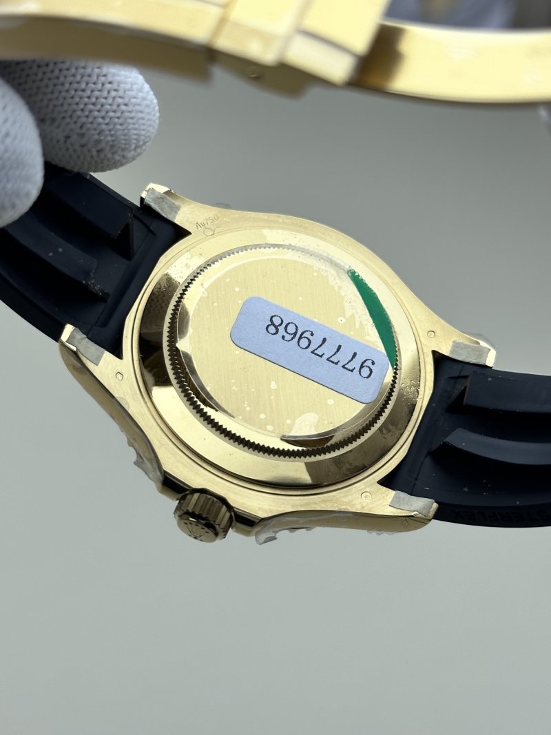 Rolex Yacht-Master 42mm Gold Black Dial UA Replica Watch view