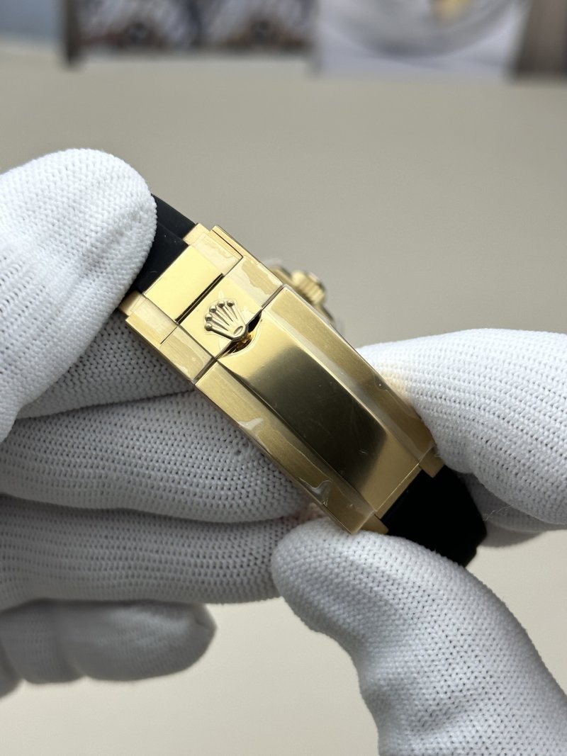 Rolex Yacht-Master 42mm Gold Black Dial UA Replica Watch view