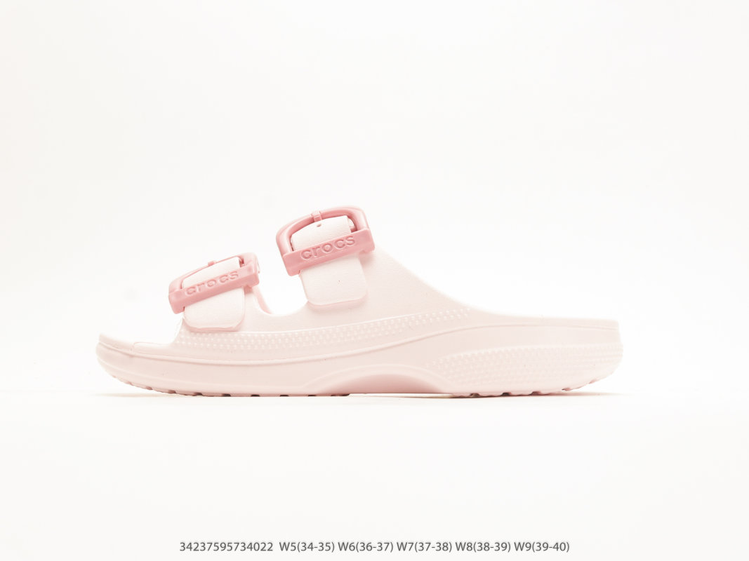 Crocs Classic Clog Sandal Pink White Women