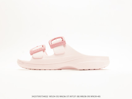 Crocs Classic Clog Sandal Pink White Women