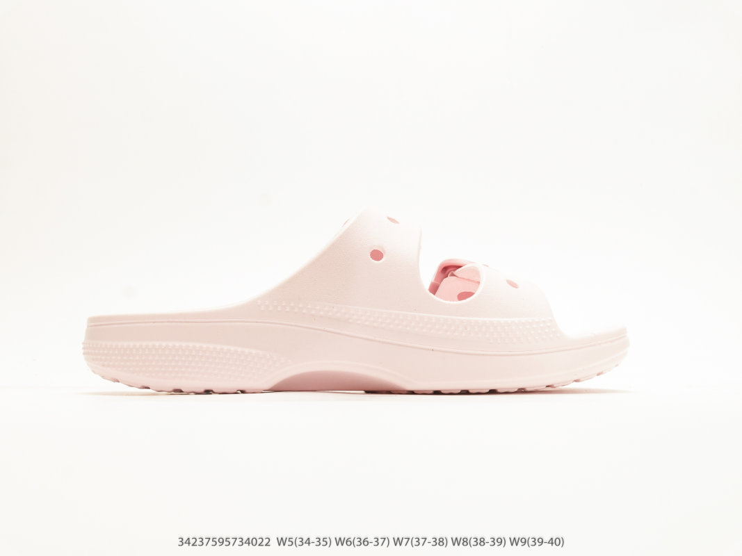 Crocs Classic Clog Sandal Pink White Women view