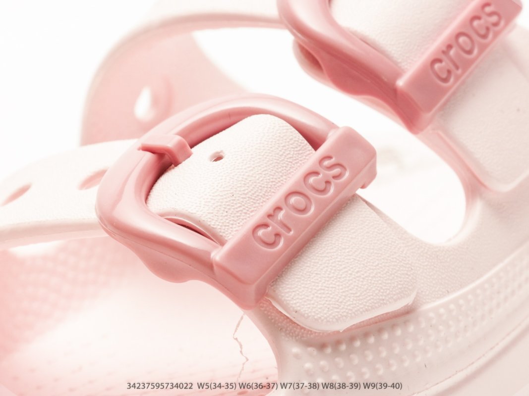 Crocs Classic Clog Sandal Pink White Women view
