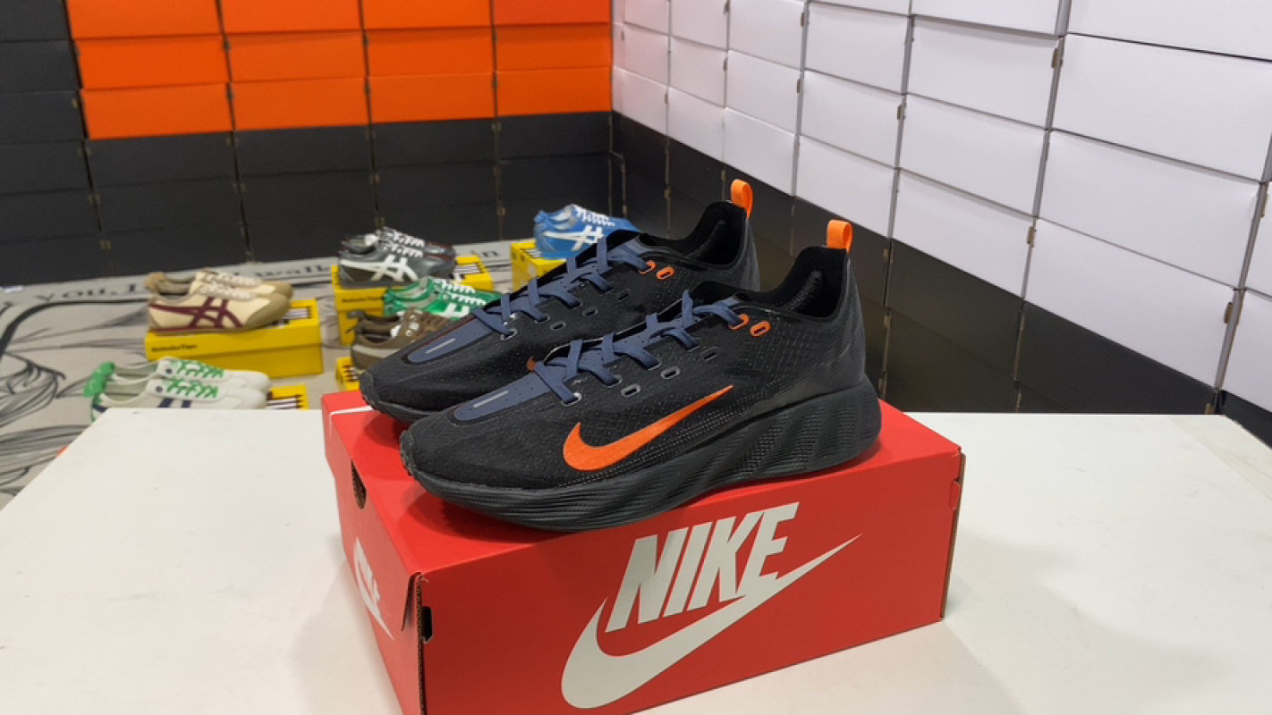 Nike Downshifter 12 Black Orange Running Shoe