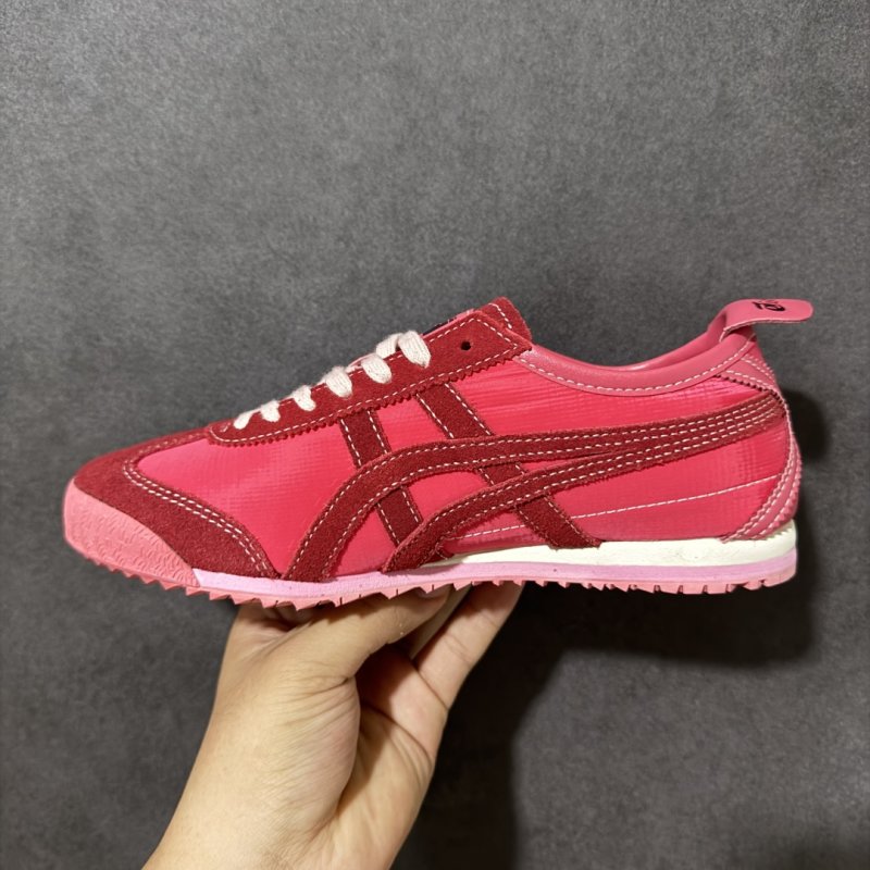Onitsuka Tiger Mexico 66 NM Red Pink Low Top Unisex Sneaker view