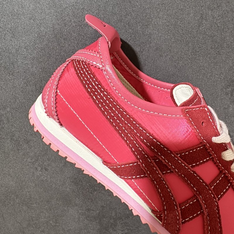 Onitsuka Tiger Mexico 66 NM Red Pink Low Top Unisex Sneaker view