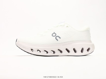 On Cloudsufer 3 White Grey Low-Top Running Shoe