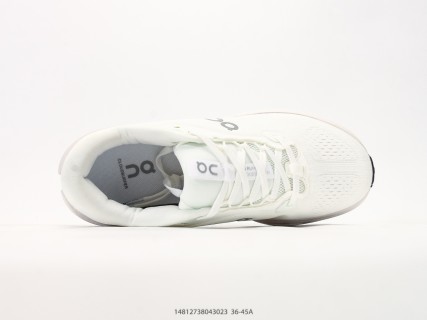 On Cloudsufer 3 White Grey Low-Top Running Shoe view 3