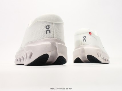 On Cloudsufer 3 White Grey Low-Top Running Shoe view 6