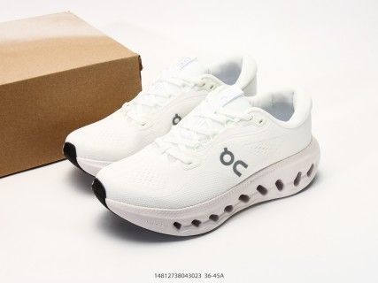 On Cloudsufer 3 White Grey Low-Top Running Shoe view 9