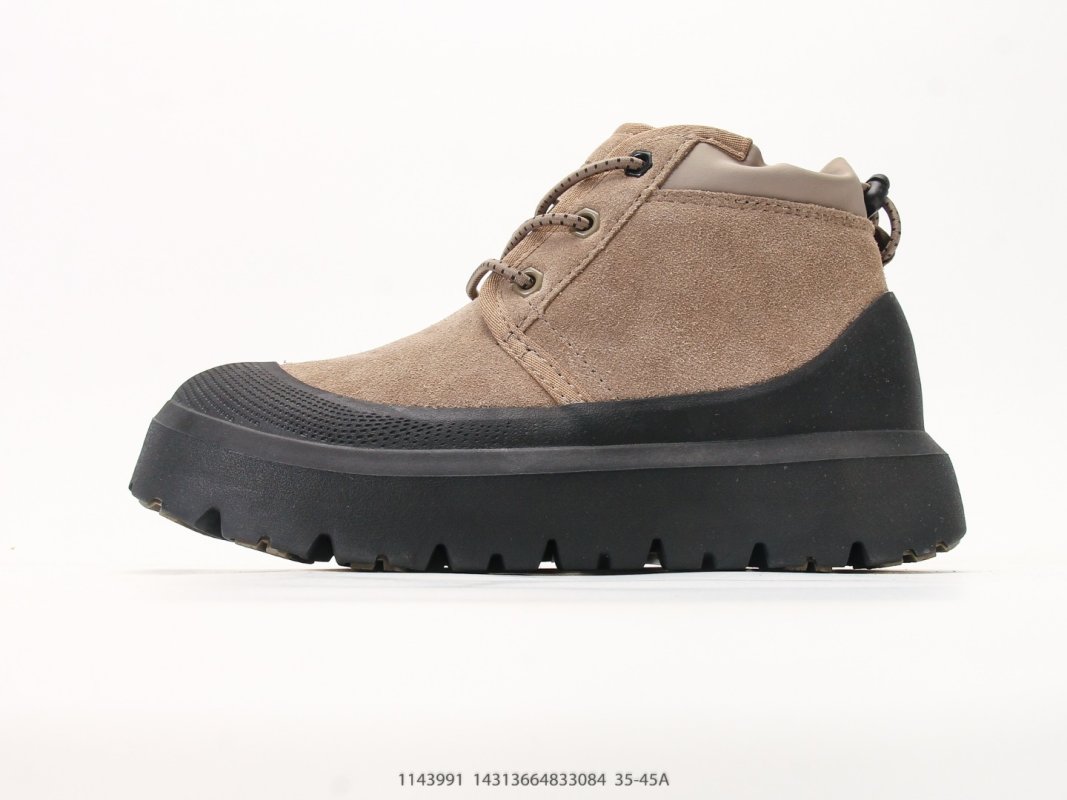 UGG Classic Utility High-Top Slip-On Boot Beige Black
