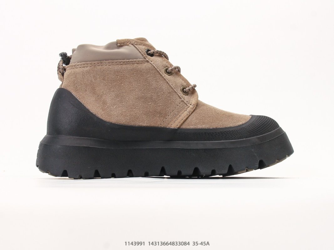UGG Classic Utility High-Top Slip-On Boot Beige Black view