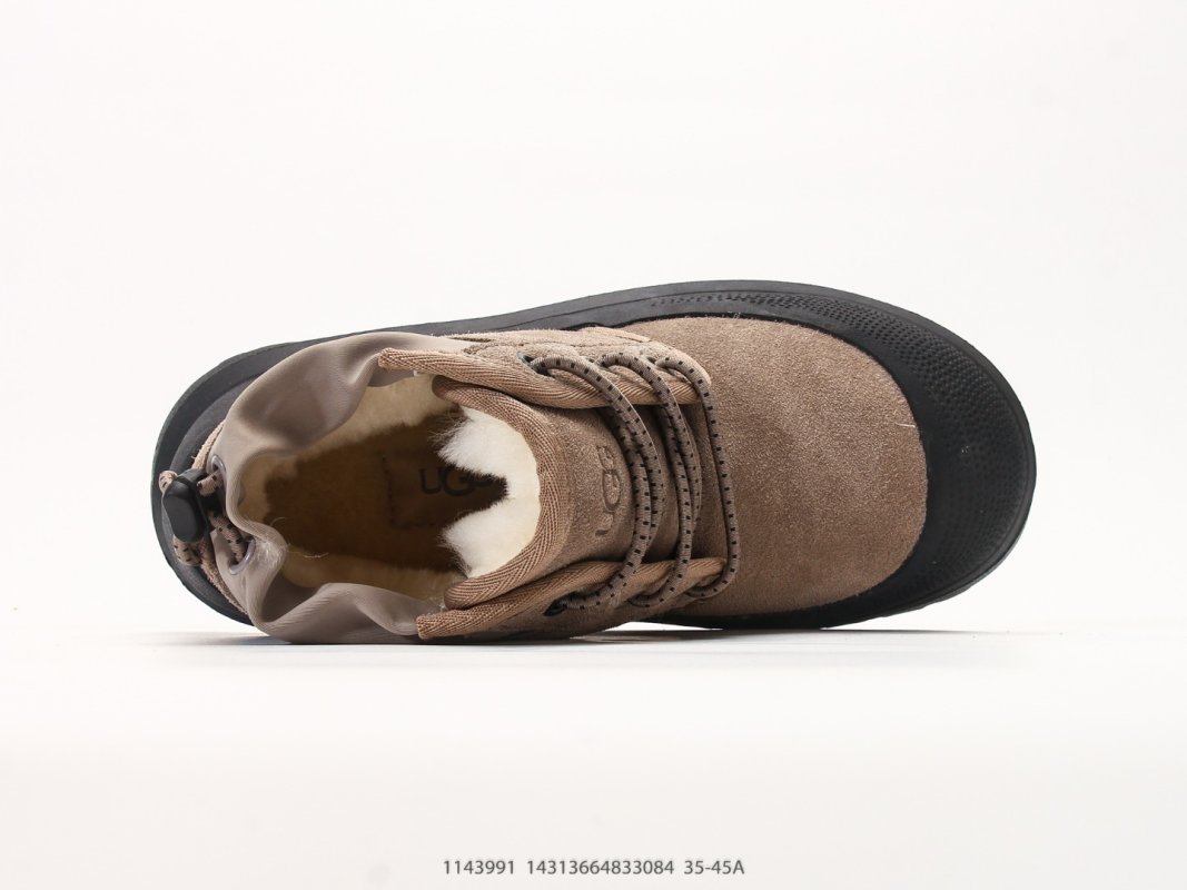 UGG Classic Utility High-Top Slip-On Boot Beige Black view