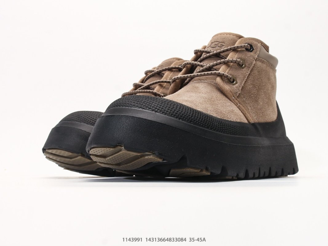 UGG Classic Utility High-Top Slip-On Boot Beige Black view