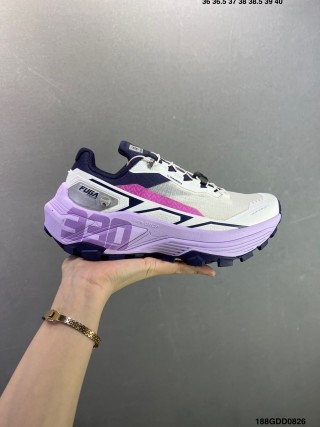 KAILAS FUGA EX330 Trail Running Shoe - Purple/White/Black view 3